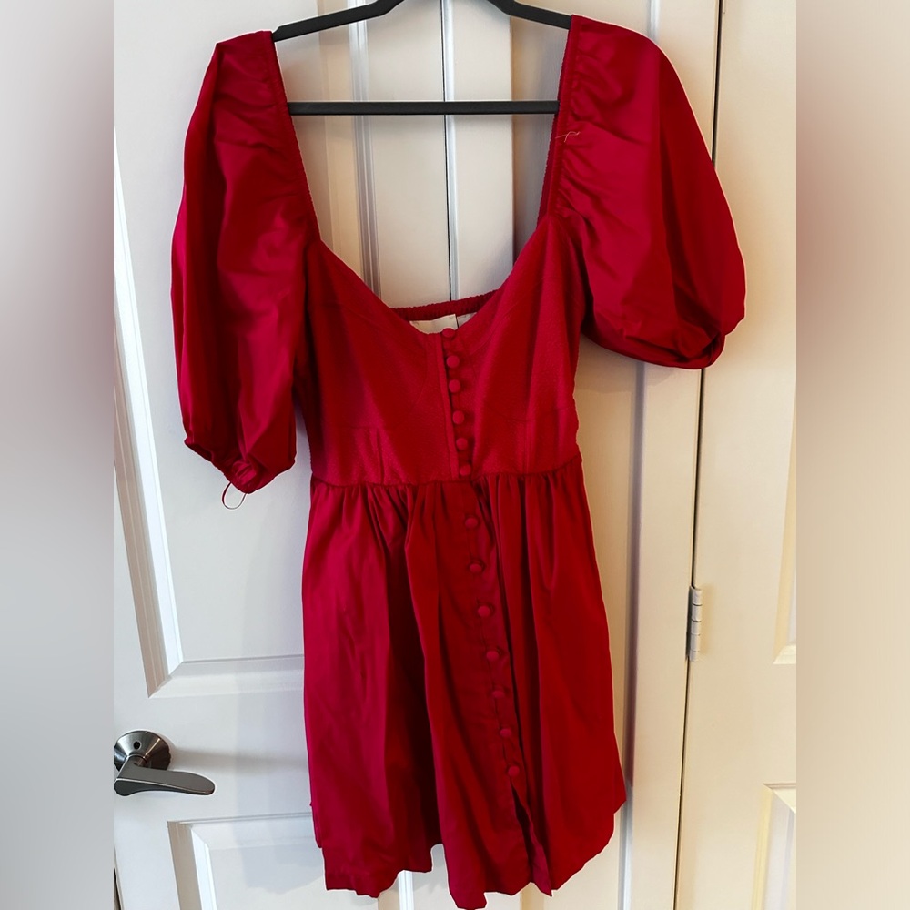 Anthropologie Maeve Corset mini dress